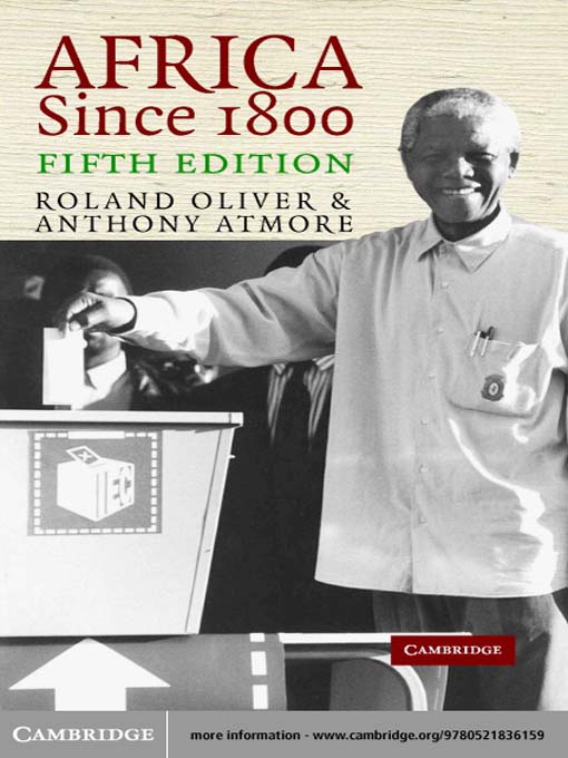 Title details for Africa since 1800 by Roland Oliver - Available